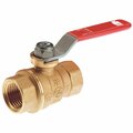 Proline 3/8 In. FIP Forged Brass Full Port Ball Valve 107-402NL